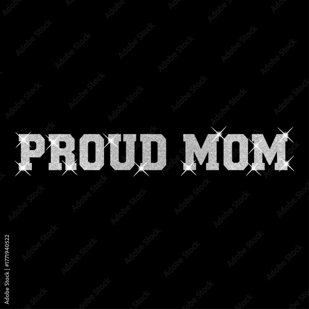 Obraz premium Proud Mom Logo