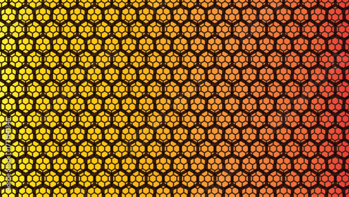 Honeycomb hexagon pattern background