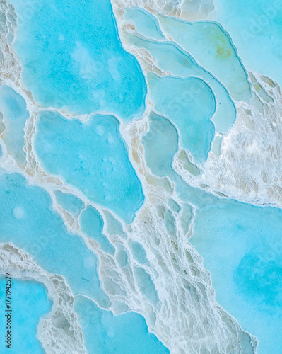 Pamukkale Travertines Photo, Pamukkale Denizli, Turkiye (Turkey)