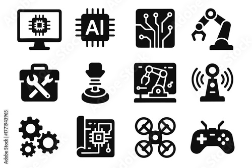 Pad plan micro kit vector icon engineering ai blueprint beam system tool
