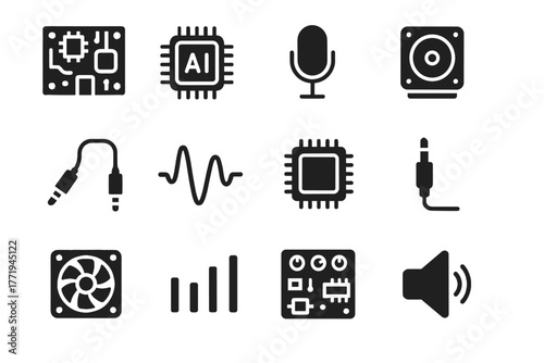 Icon output board signal ai transfer audio vector embedded system jack cooling