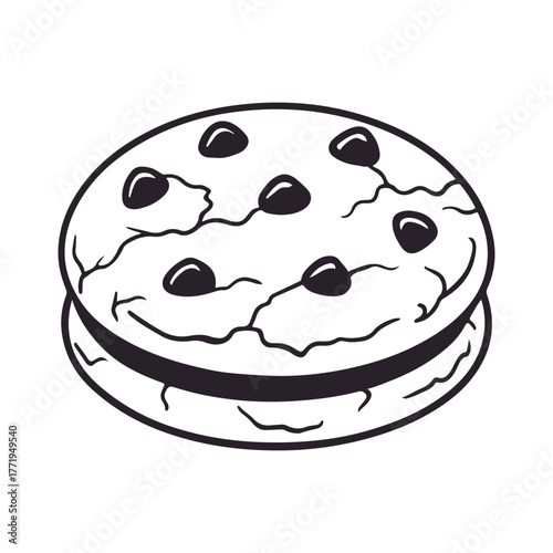 biscuit vector illustration