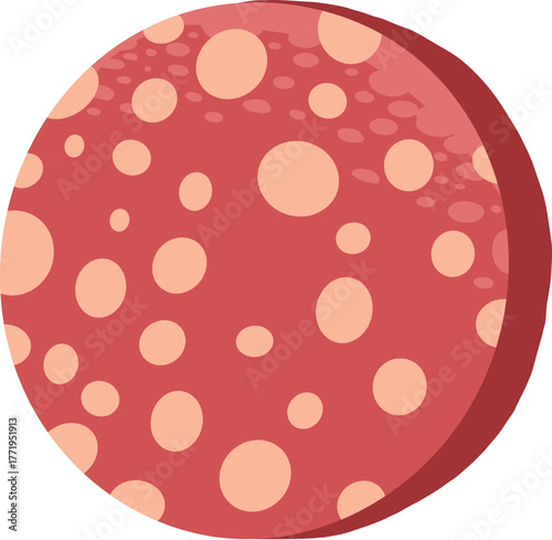 Cartoon meat product. Chicken, sausages and sausages. Steaks, pork bacon and ribs vector. Steak chicken, sausage and bacon, product ingredient illustration