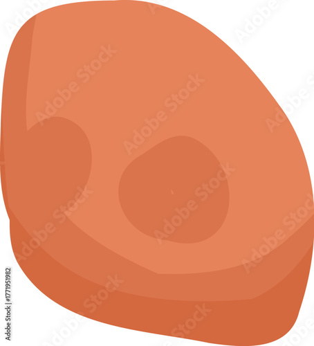 Cartoon meat product. Chicken, sausages and sausages. Steaks, pork bacon and ribs vector. Steak chicken, sausage and bacon, product ingredient illustration