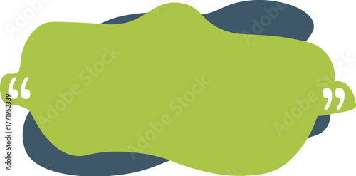 Quote in quotes. Remark frames, frame for idea and quotation template. Memo quotation frame, quote textbox or quoting commas dialog word tag. Vector isolated icon illustration