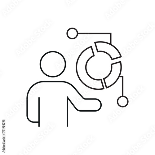 analitic icon. A set of analytics and data icons featuring charts, graphs, reports, dashboards, and metrics. Perfect for projects related to business analytics, statistics, data visualization. icons. 