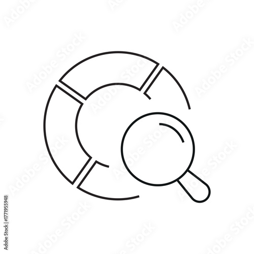 analitic icon. A set of analytics and data icons featuring charts, graphs, reports, dashboards, and metrics. Perfect for projects related to business analytics, statistics, data visualization. icons. 