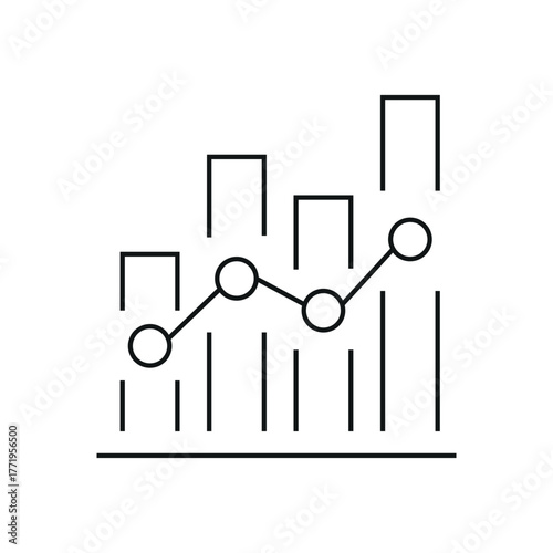 analitic icon. A set of analytics and data icons featuring charts, graphs, reports, dashboards, and metrics. Perfect for projects related to business analytics, statistics, data visualization. icons. 