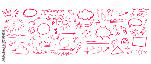 Food doodle pattern summer holiday vacation fun vector