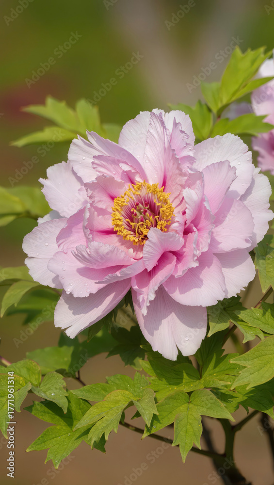 Obraz premium pink peony flower