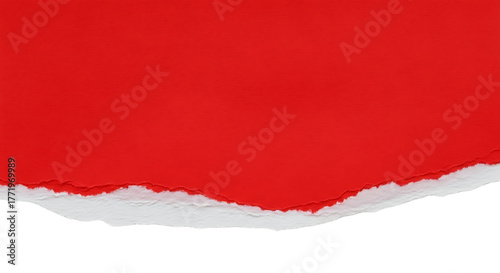 A close up view of torn red paper with a white edge against a black background in a studio shot Free Download A close up view of torn red paper with a white edge against a black background in a studio shot - GFXLoad