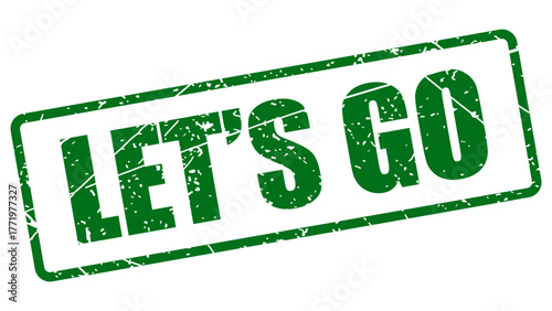 let's go stamp with grunge texture