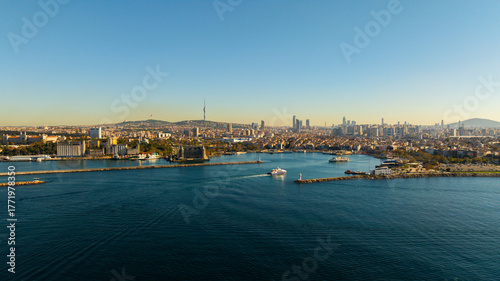 Canvastavla View of Kadikoy, the Kadikoy pier and the Kadikoy breakwater with the historic H