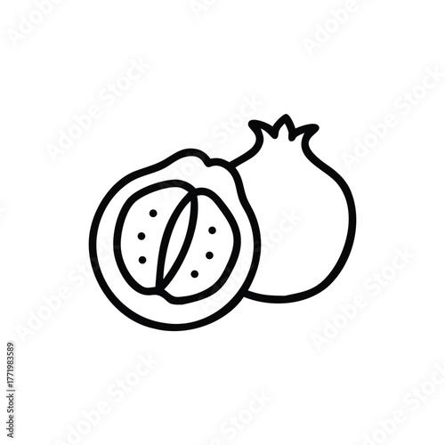 Fresh Pomegranate: Whole and Half-Section
Hashtags: