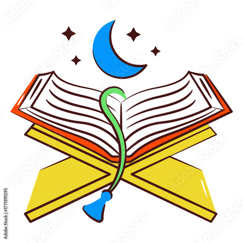 Perfect design icon of holy Quran