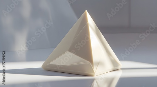 Wallpaper Mural Minimalist White Chocolate Prism Torontodigital.ca