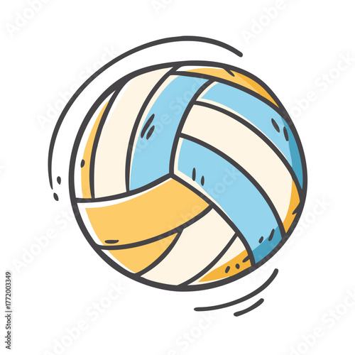 Volleyball vector illustration graphic design scalable icon sport