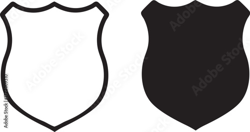 Vector Police Badge.