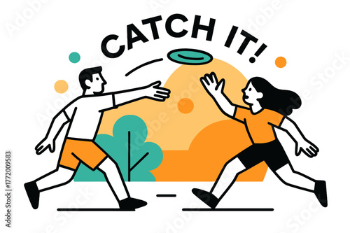 Sunset Frisbee Flight. People engaging in sports and recreational activities ? Frisbee toss at sunset. Smooth throw motion; the disc arcs across warm sky