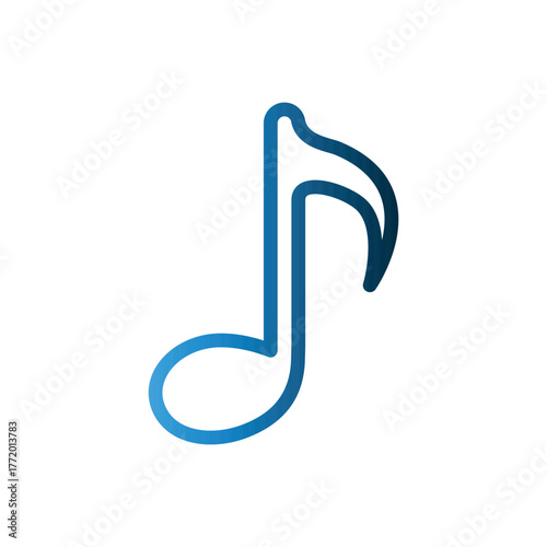 Music icon design template