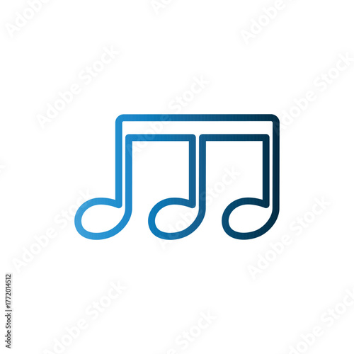 Music icon design template
