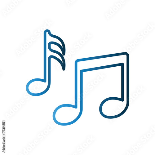 Music icon design template