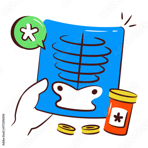 Premium download illustration of x ray test