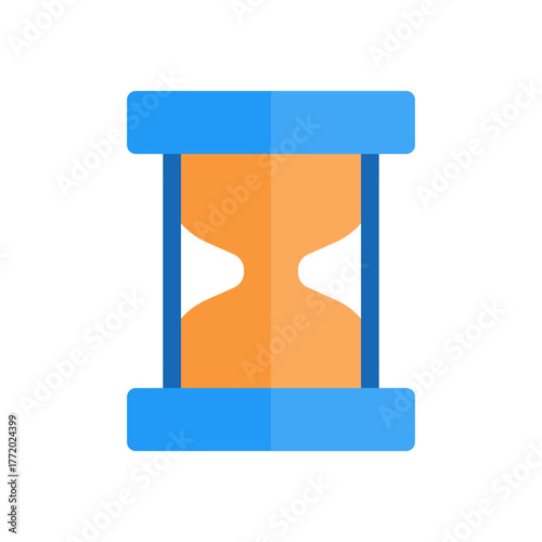 hourglass flat icon illustration