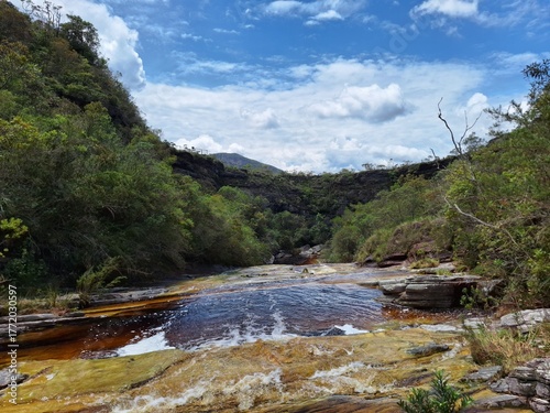 river in the mountains
