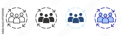 Inclusion Icon Set. Designed In Multi Style