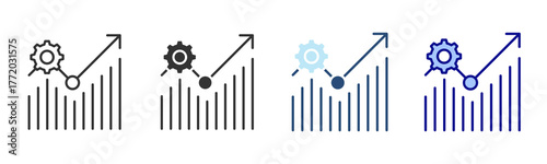 Development Icon Set. Designed In Multi Style