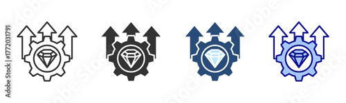 High Standard Icon Set. Designed In Multi Style