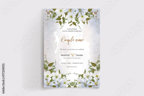 Save the date wedding invitation templates