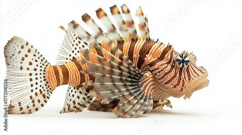 Ornamental Spiny Tropical Fish in a Colorful Coral Reef - Underwater Marine Life Photography for Nature and Aquarium Decor