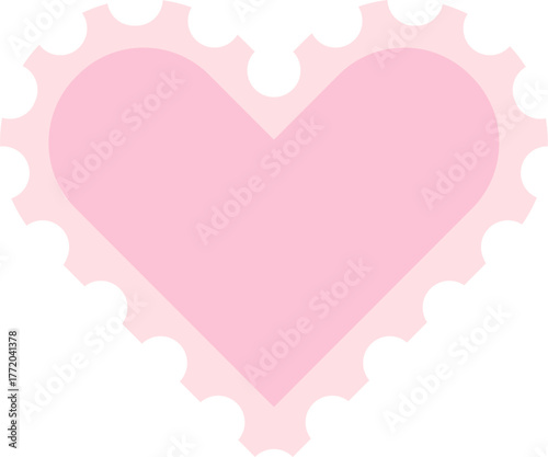 Heart Shaped Postage Stamp