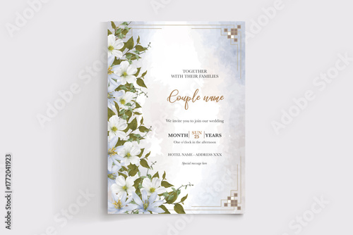 Save the date wedding invitation templates