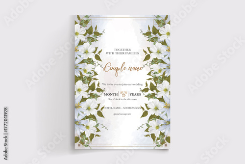 Save the date wedding invitation templates