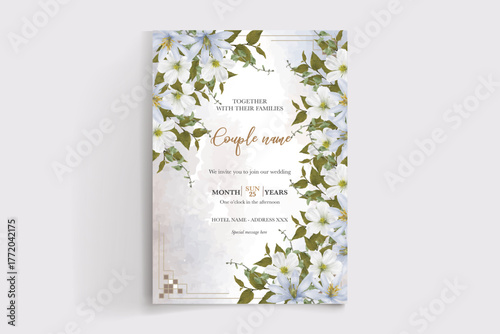 Save the date wedding invitation templates