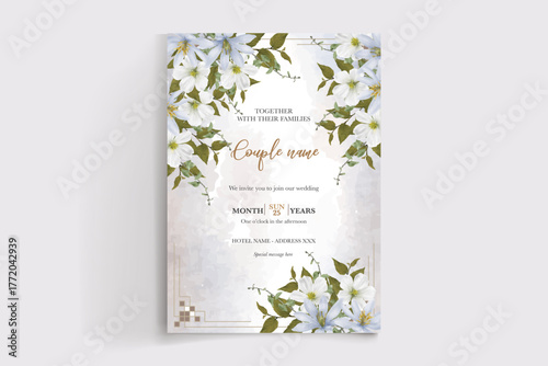 Save the date wedding invitation templates