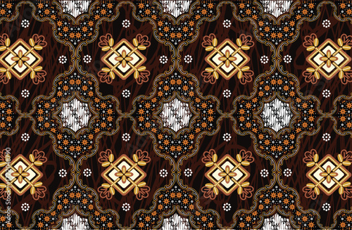 Batik Indonesian: is a technique of wax-resist dyeing applied to whole cloth, or cloth made using this technique originated from Indonesia.