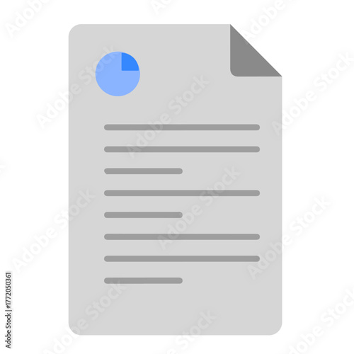 File, document icon isolated on white, digital file, document, report, folder, office work, data, record, business, paperwork, information, archive, file management, organization, office document, doc