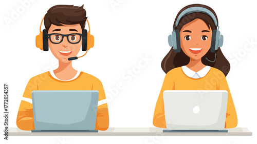 Professional Portrait of a Person with Headphones