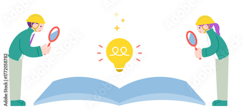 現場発のアイデア出し・事前準備・調査を行うビジネスパーソン