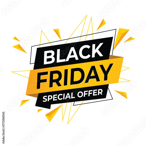 Black friday special offer with 50 off discount
