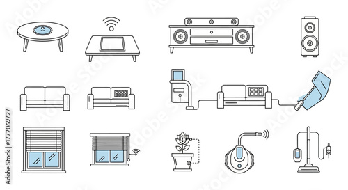 smart home devices automating household tasks with connected appliances enhancing comfort and security in modern living ideal for iot blogs