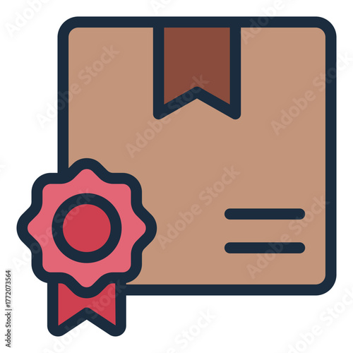 best product filled line icon for top quality packaging item