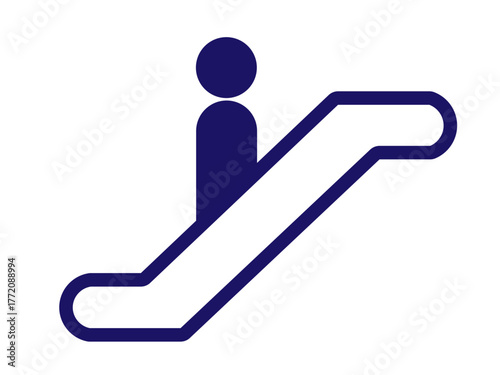 エスカレーターのアイコンマーク