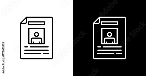 Arrest Warrant White Icon Set Design