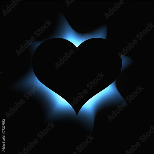 Heart illuminate light frame