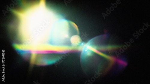 Generative AI, Cinematic Lens Flare and Chromatic Aberration Overlay